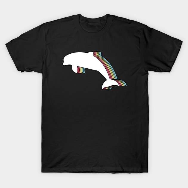 Rainbow Dolphin T-Shirt by simbamerch